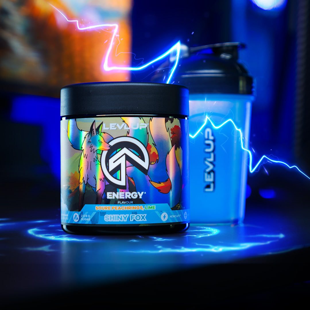 LevlUp Gaming Booster Blue Crush Blitz mit Shaker